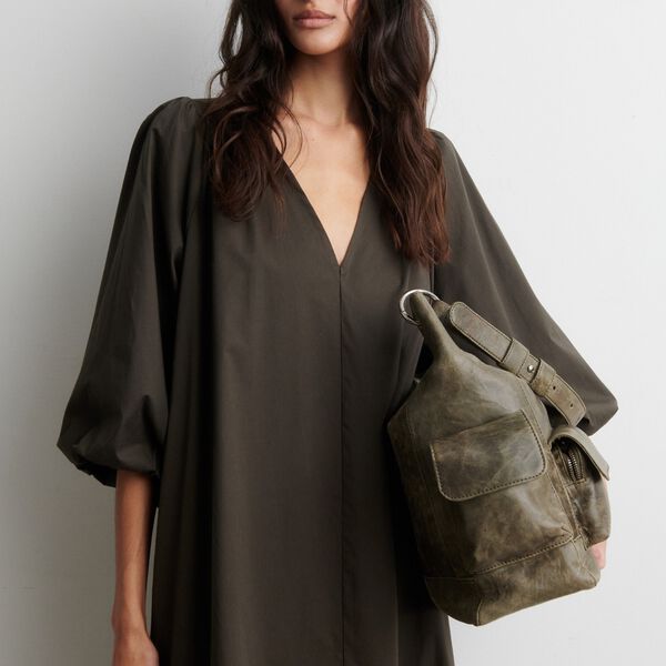 Viana Dress, black olive, Second Female
