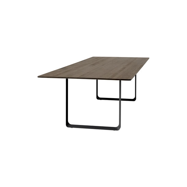 70/70 Table, solid smoked oak/black, Muuto