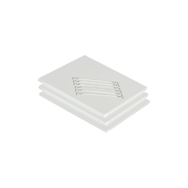 3 Extra Shelves for Wood Shelving Unit, Oliver Furniture