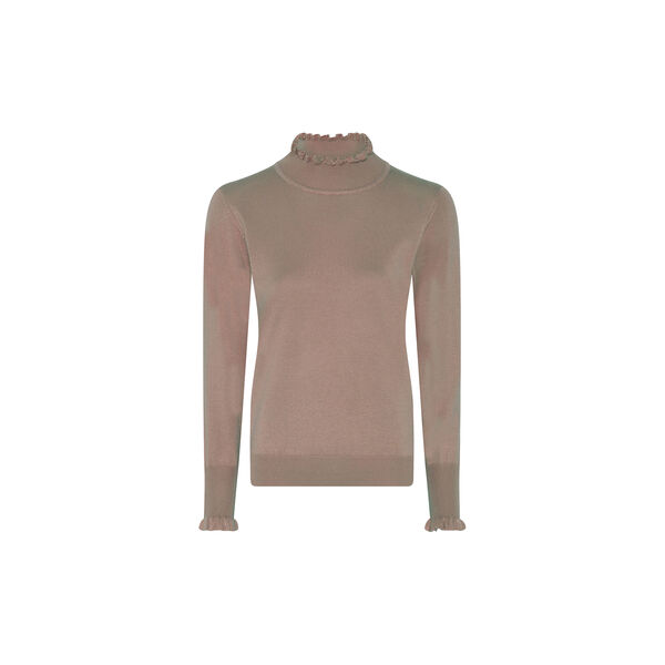 Basic Viscose Knit Jumper, camel, Micha