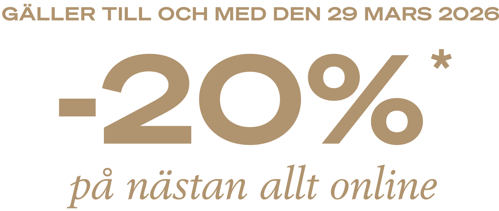 Spara 20% på nästan allt online för NO1 kunder hos Illums Bolighus