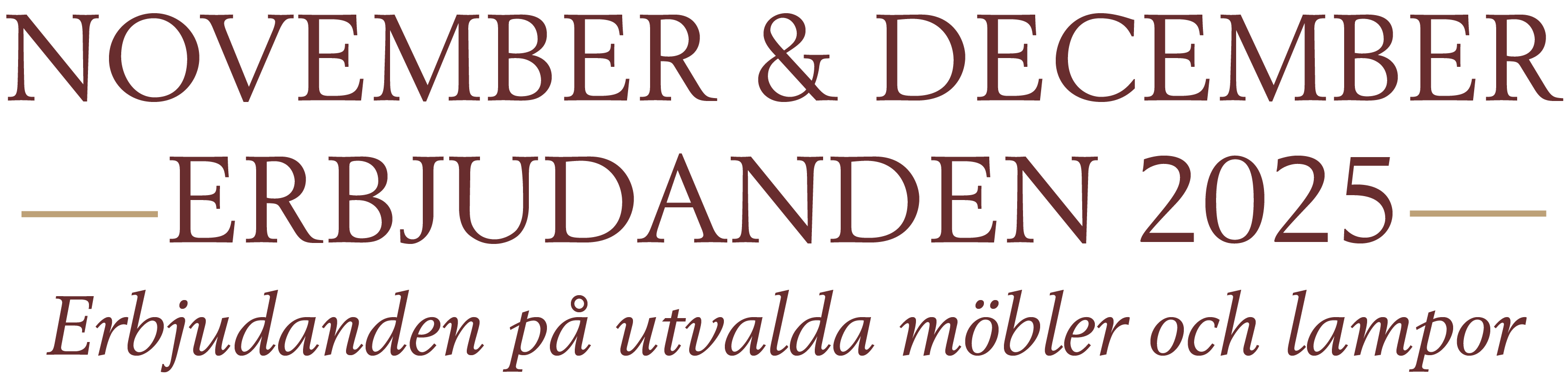 Köp November & December erbjudanden hos Illums Bolighus