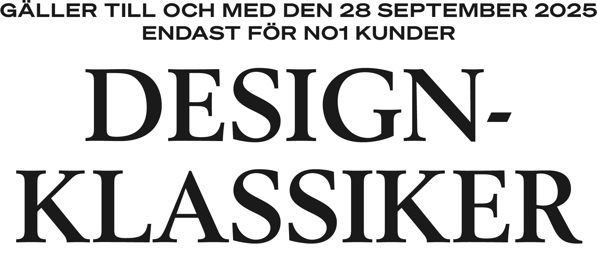 Designklassiker september 2025